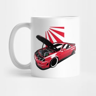 Red R34 GTR Engine Mug